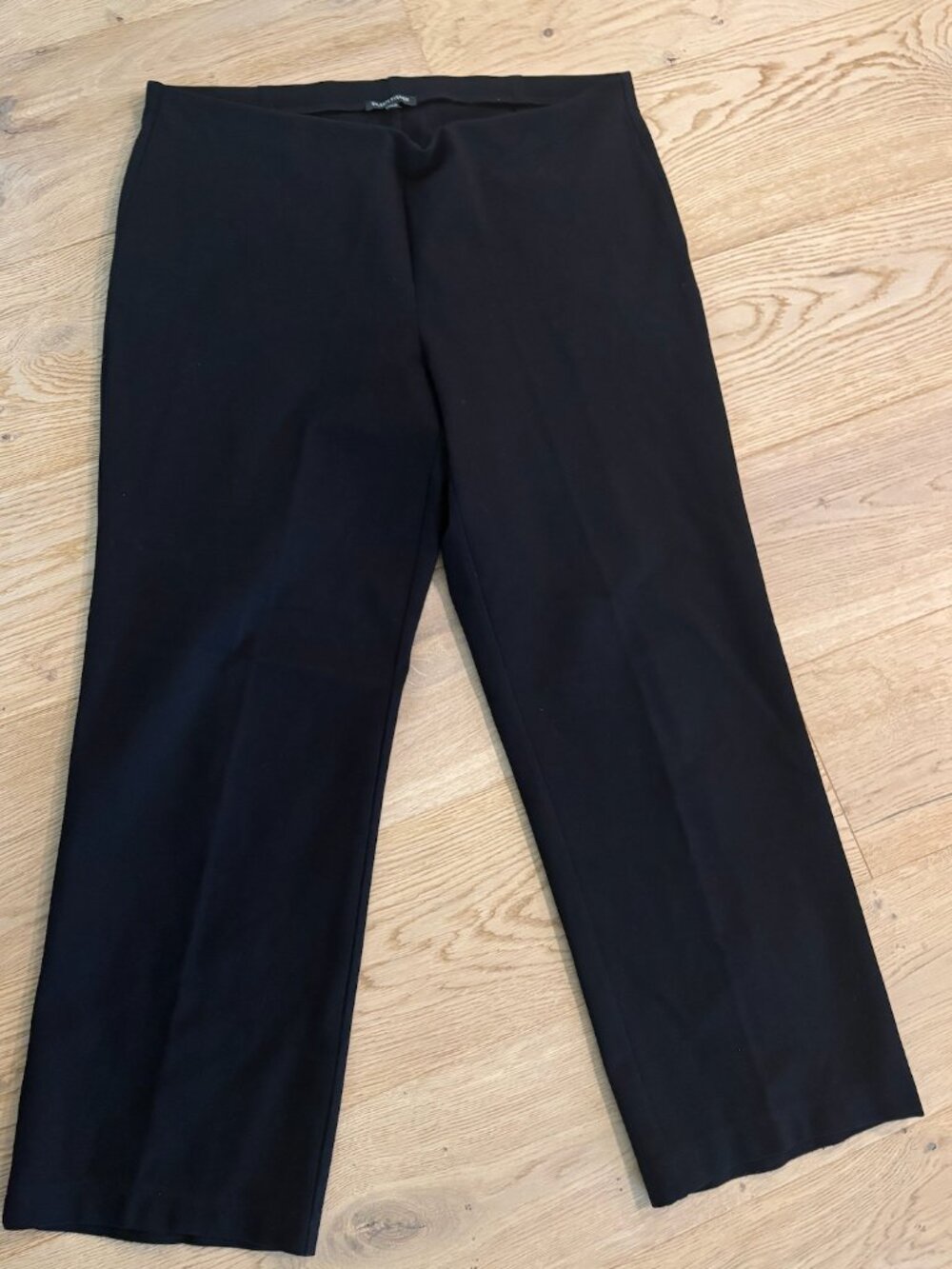 EILEEN FISHER PONTE PANT BLACK SIZE LARGE